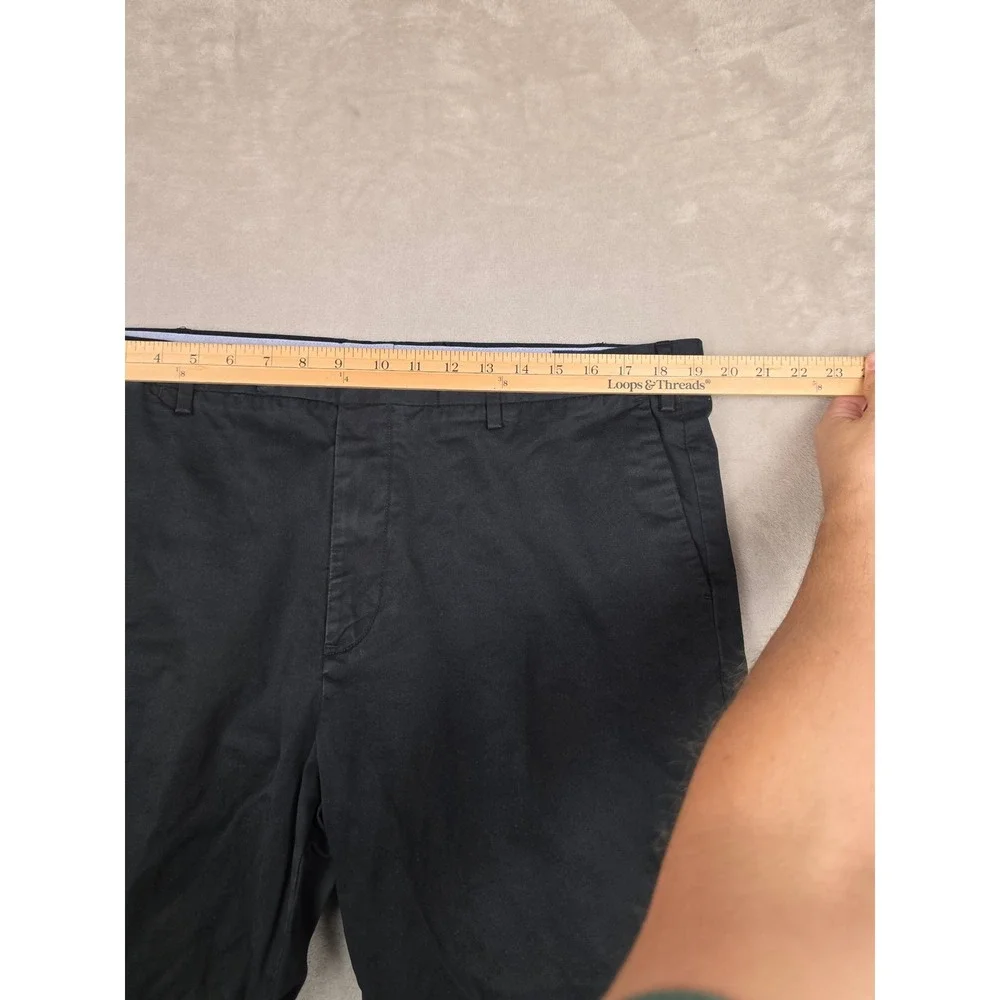 Polo Ralph Lauren Chino Pants Mens 40x30 Fit 40x29 Black Stretch Chinos